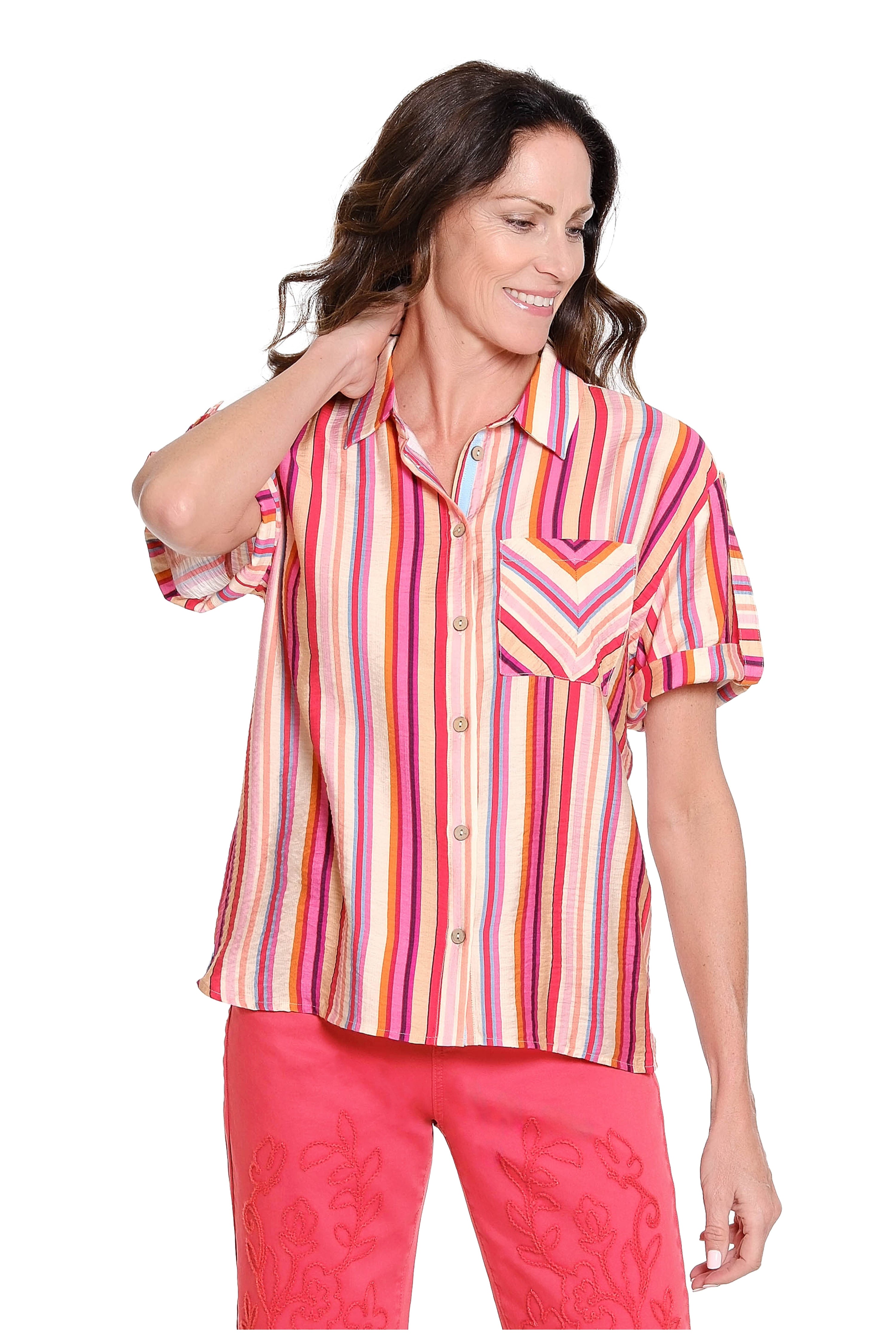 Printed Camp Shirt – Multi