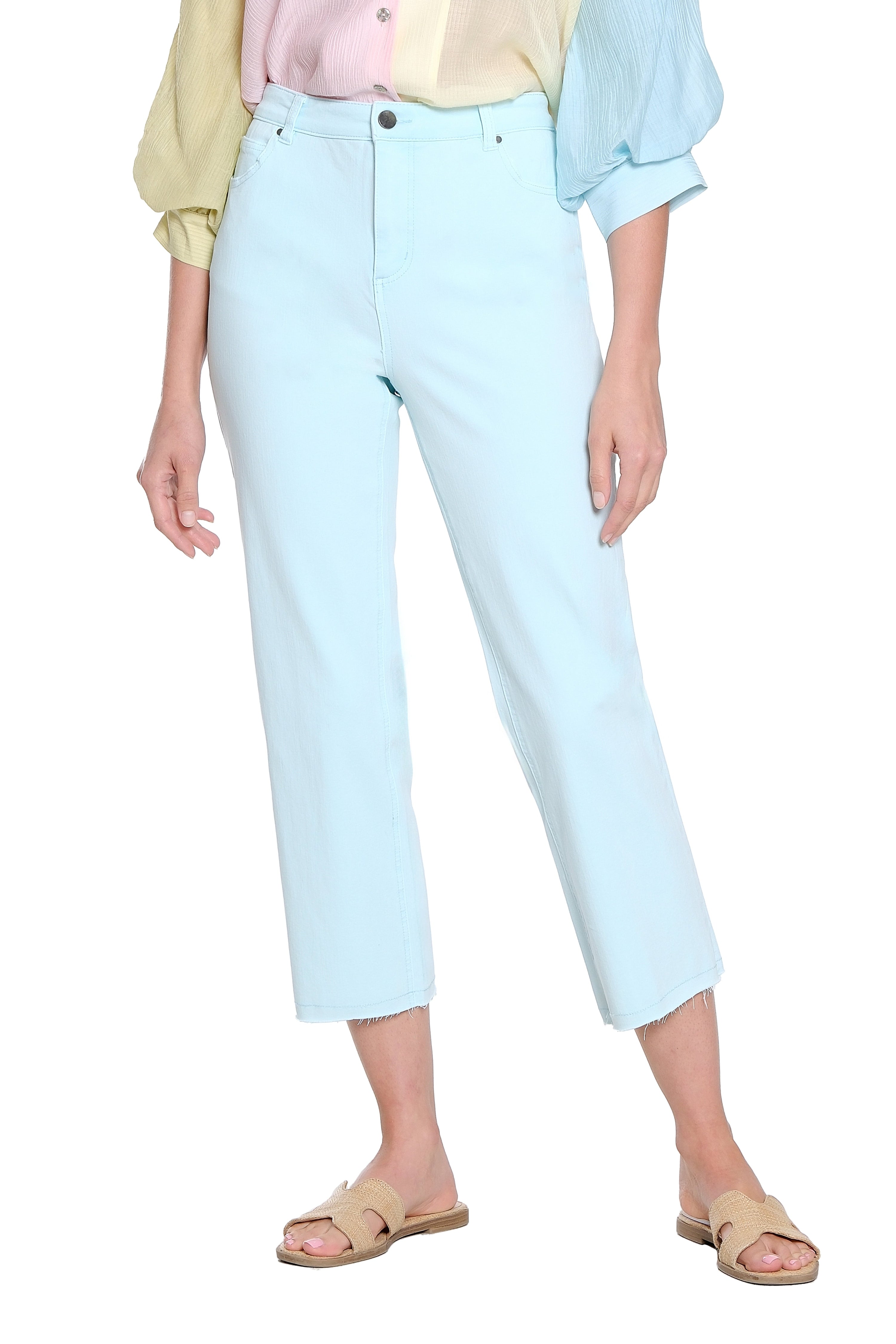 Kick Crop Pant - Soft Aqua