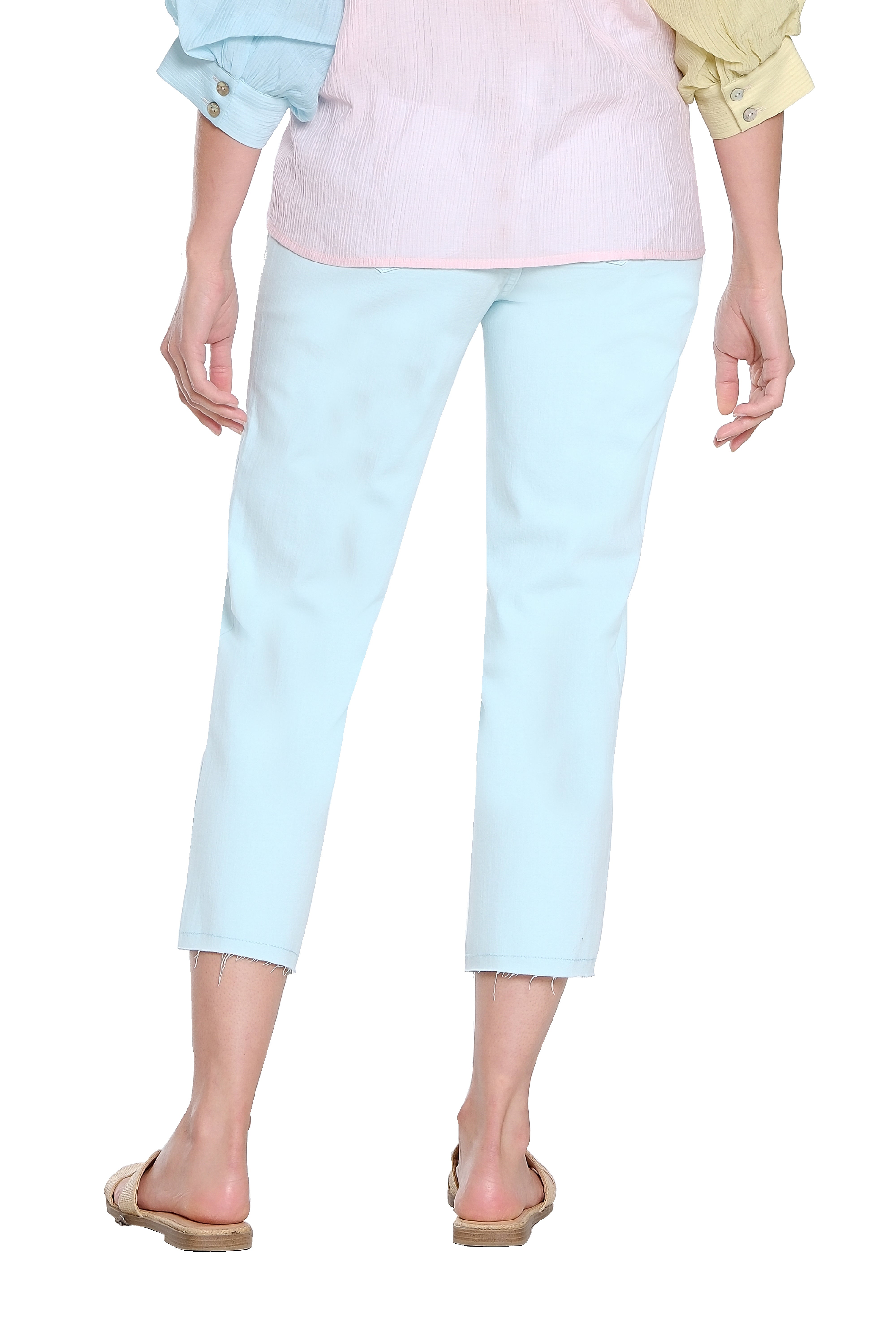 Kick Crop Pant - Soft Aqua