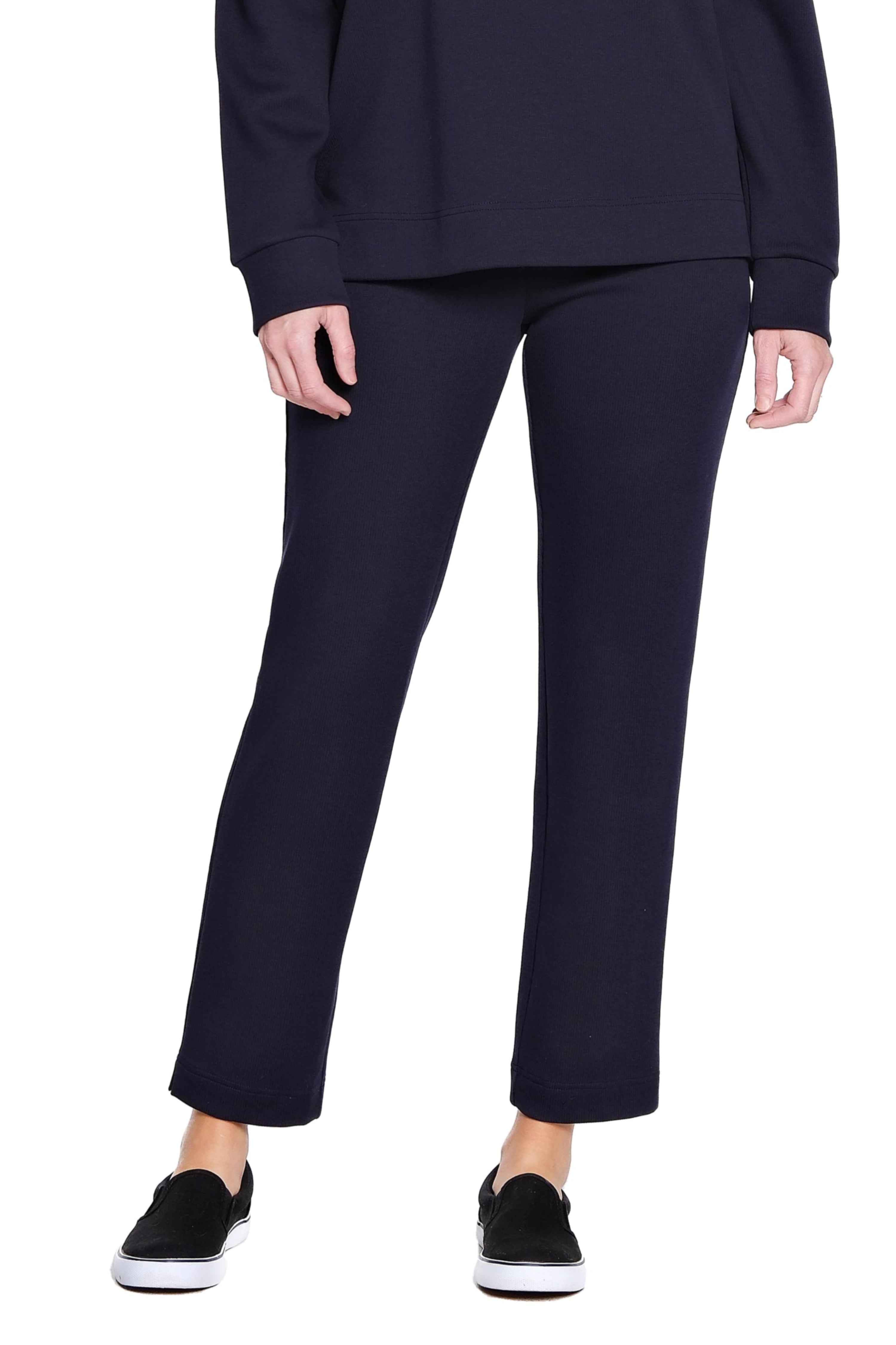 Knit Ankle Pant - Navy