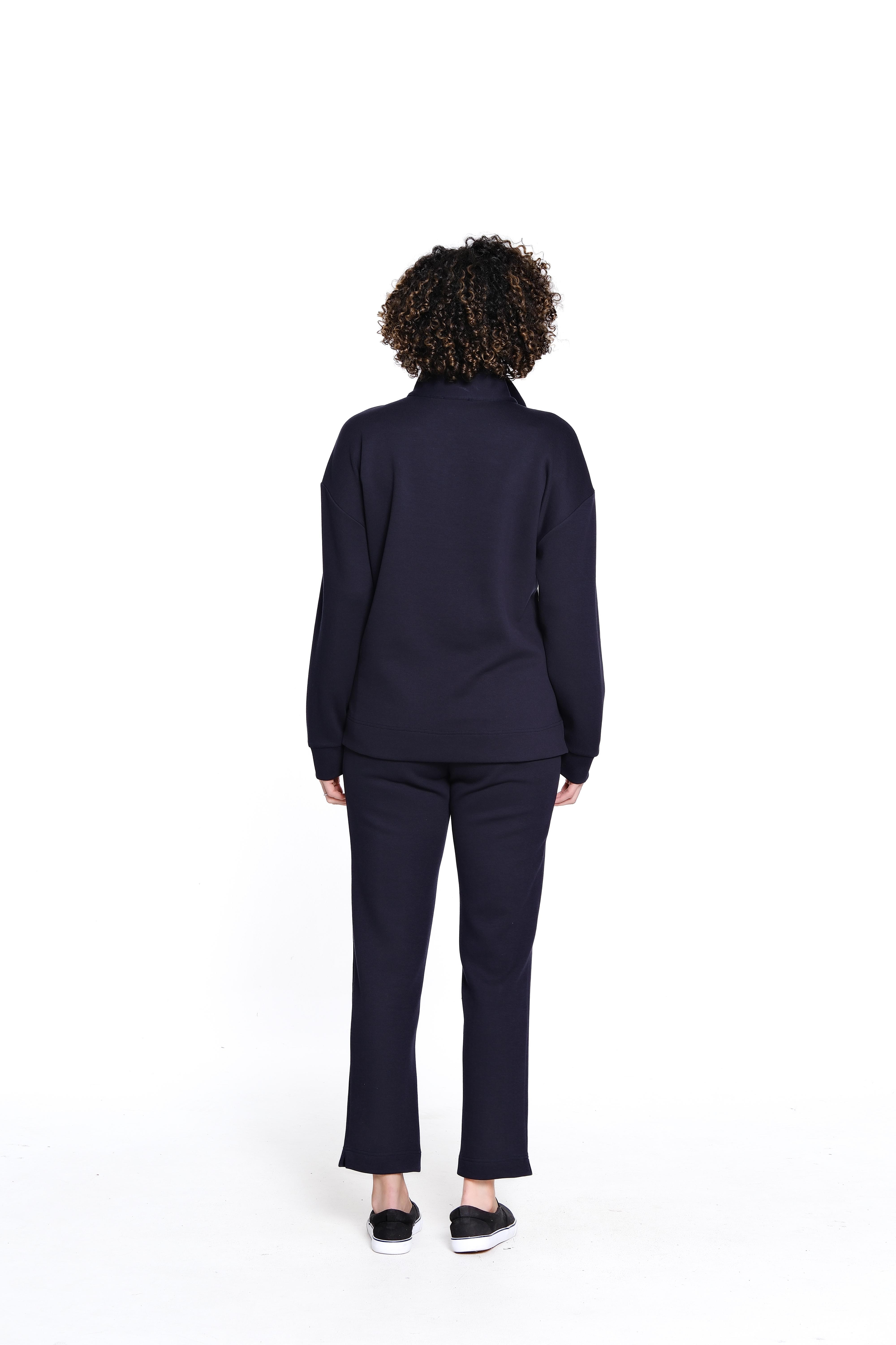 Half Zip Pullover - Navy