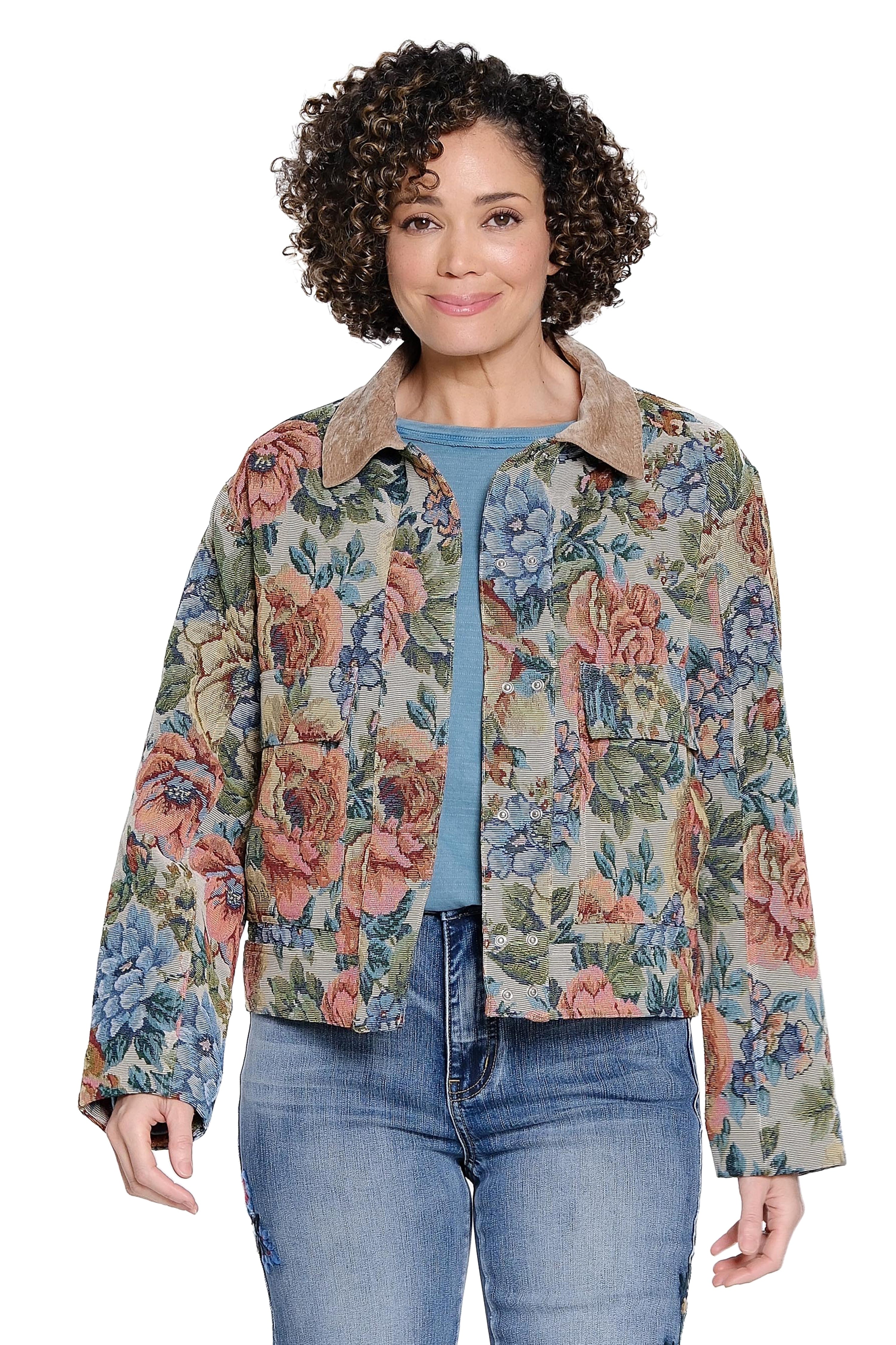 Tapestry Jacket - Multi Floral