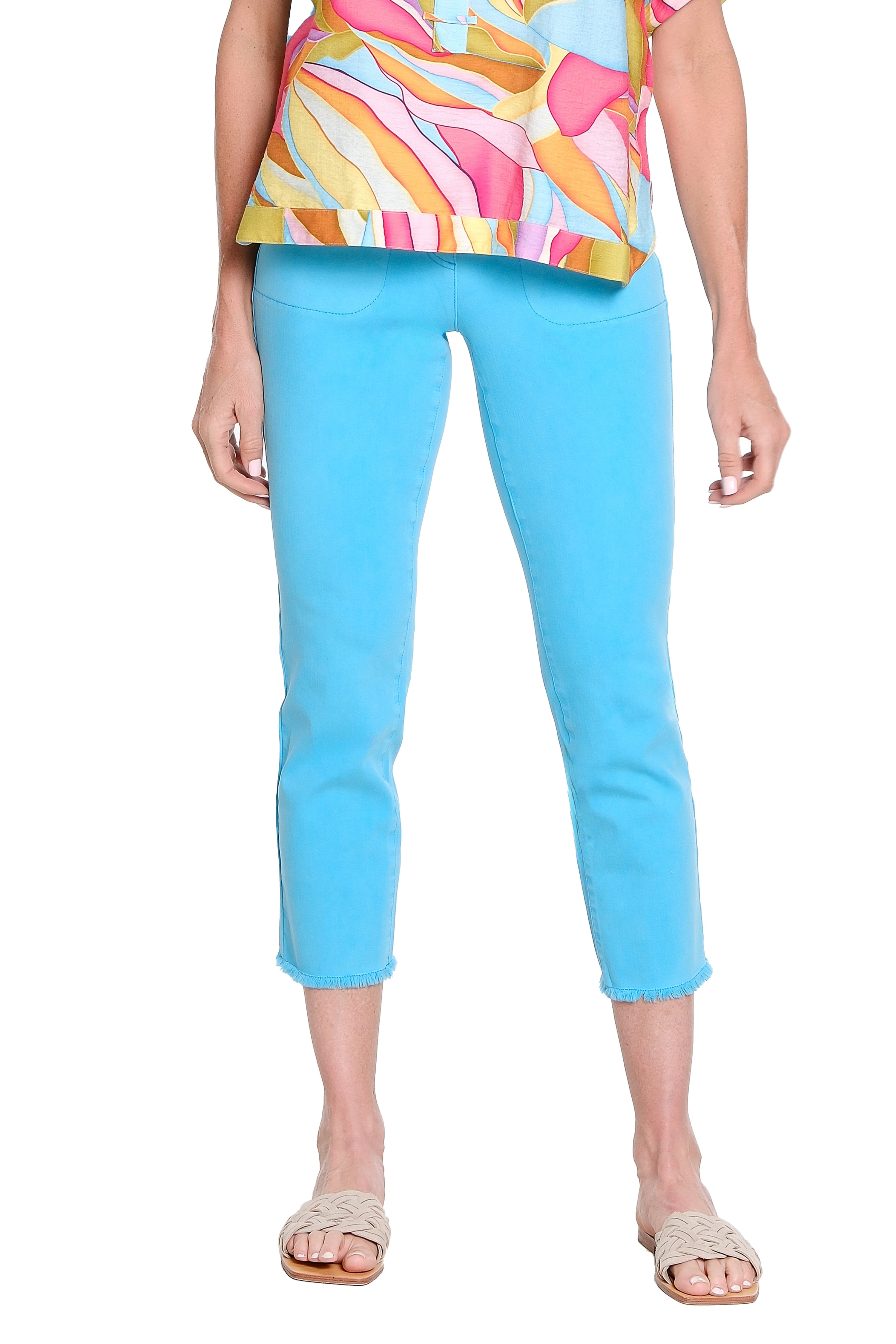 Stretch Pull-On Jean - Lagoon