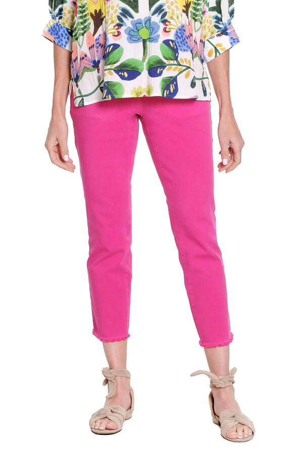 Stretch Pull-On Jean - Magenta