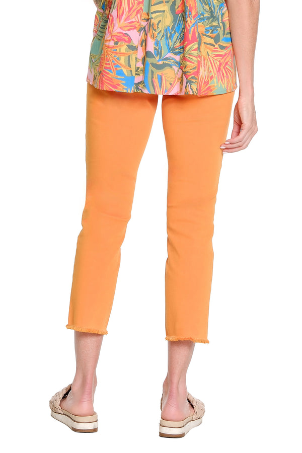 Stretch Pull-On Jean - Tangerine