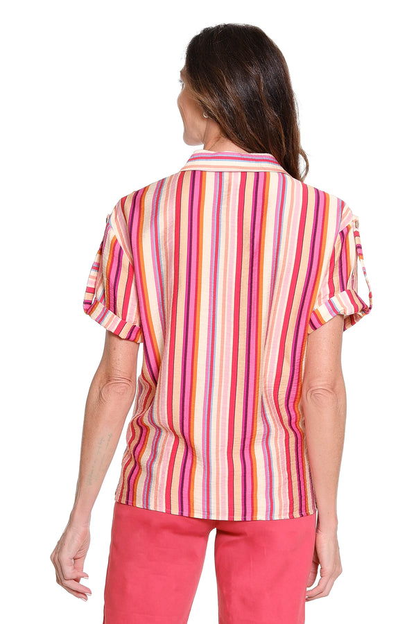 Printed Camp Shirt – Multi