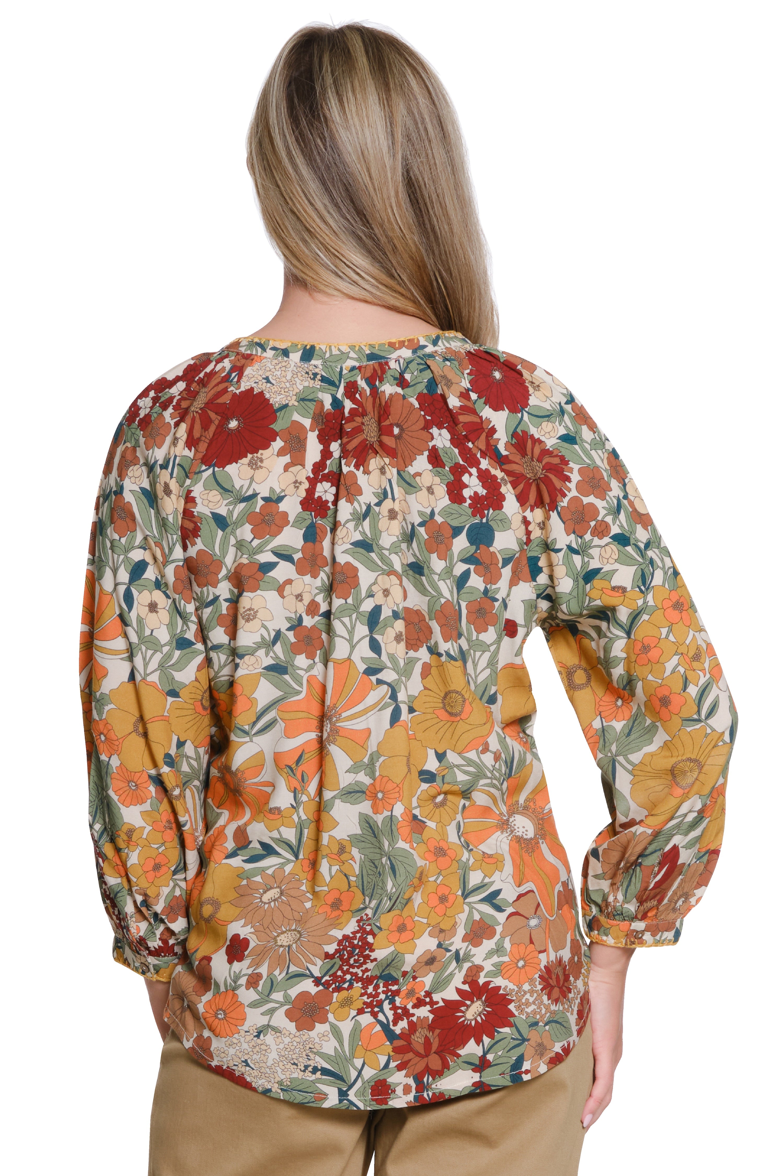 Floral Print Blouse - Multi