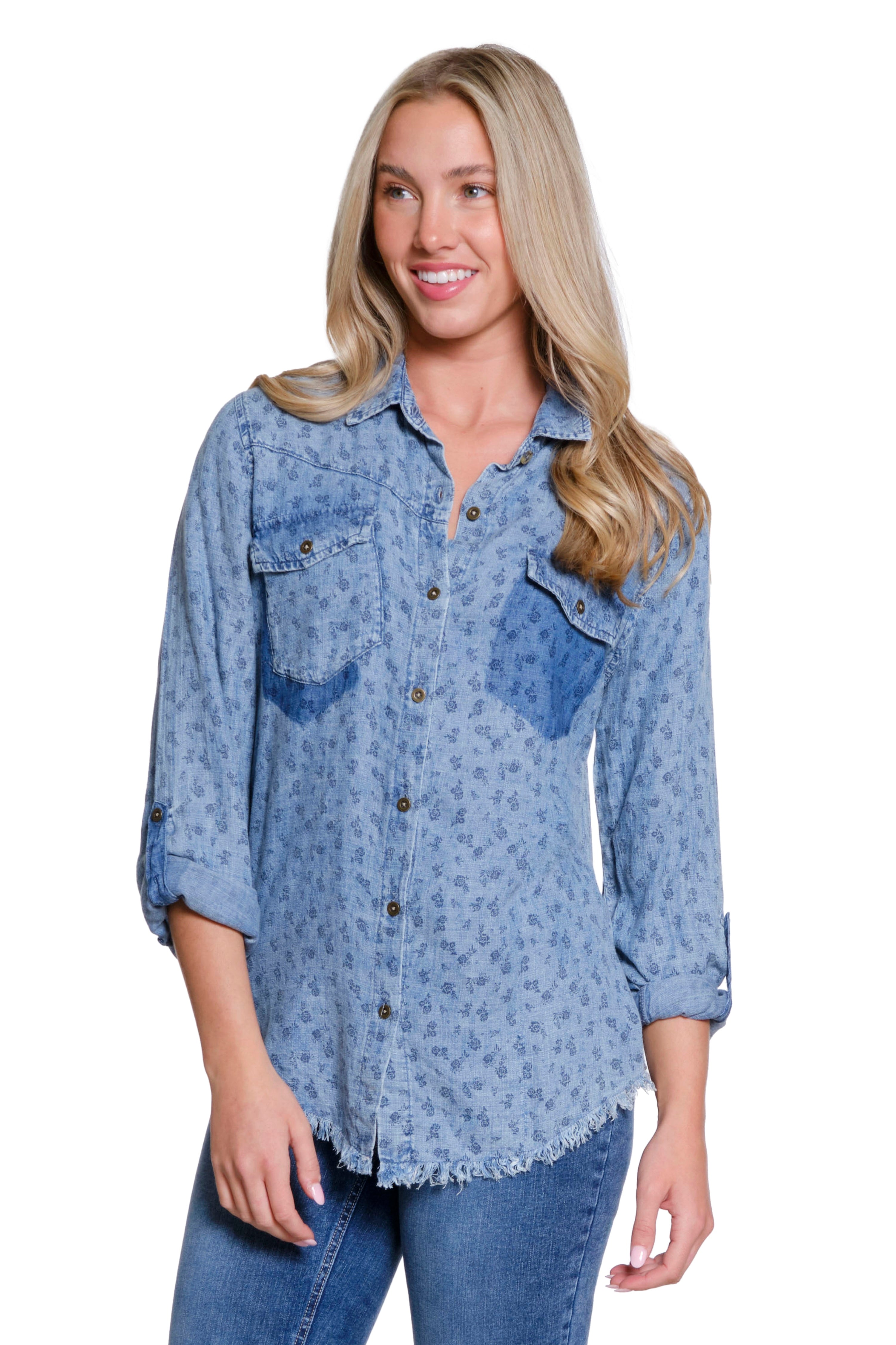 Shadow Pocket Shirt - Chambray