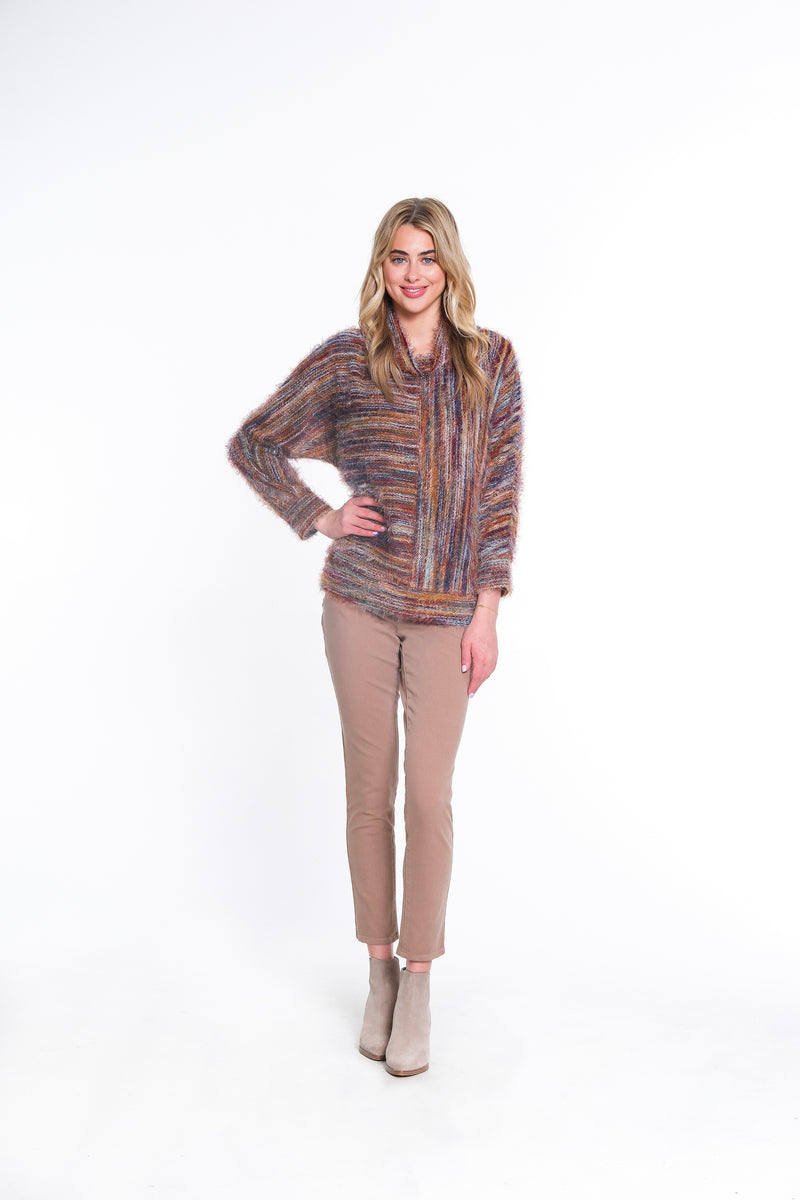 Dolman Sleeve Knit Top - Wine