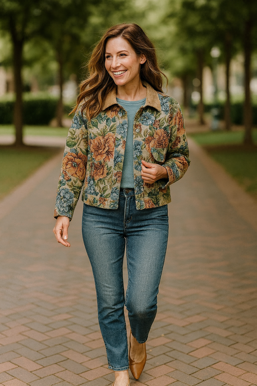 Tapestry Jacket - Multi Floral