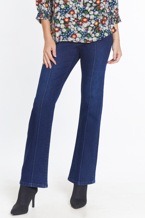 High Waisted Bootcut Jean - Dark Indigo