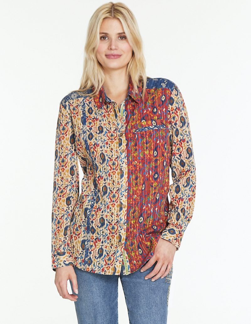 Print Button Down-Multi