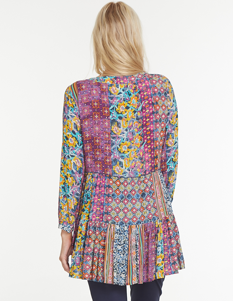 Printed Tiered Top - Multi