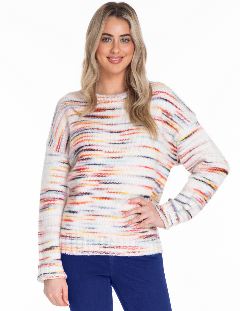 Rainbow Heather Sweater - Multi