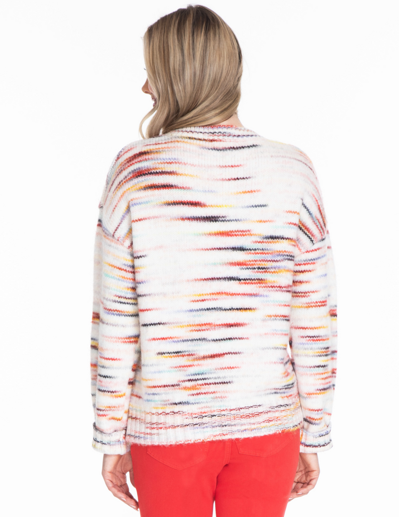 Rainbow Heather Sweater - Multi