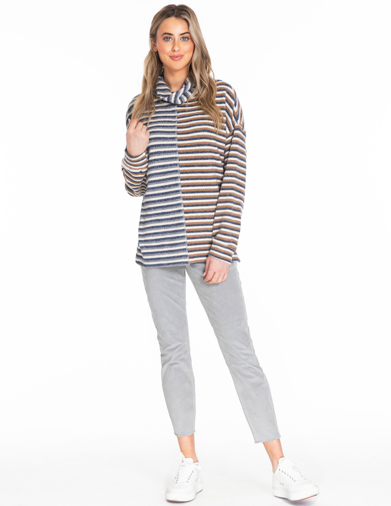 Mixed Stripe Pullover - Stripe Multi